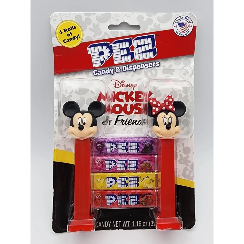Mickey Mouse and‎ Friends Pez Dispenser Duo Minnie Mouse Disney